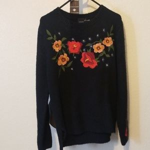 Express Floral Sweater